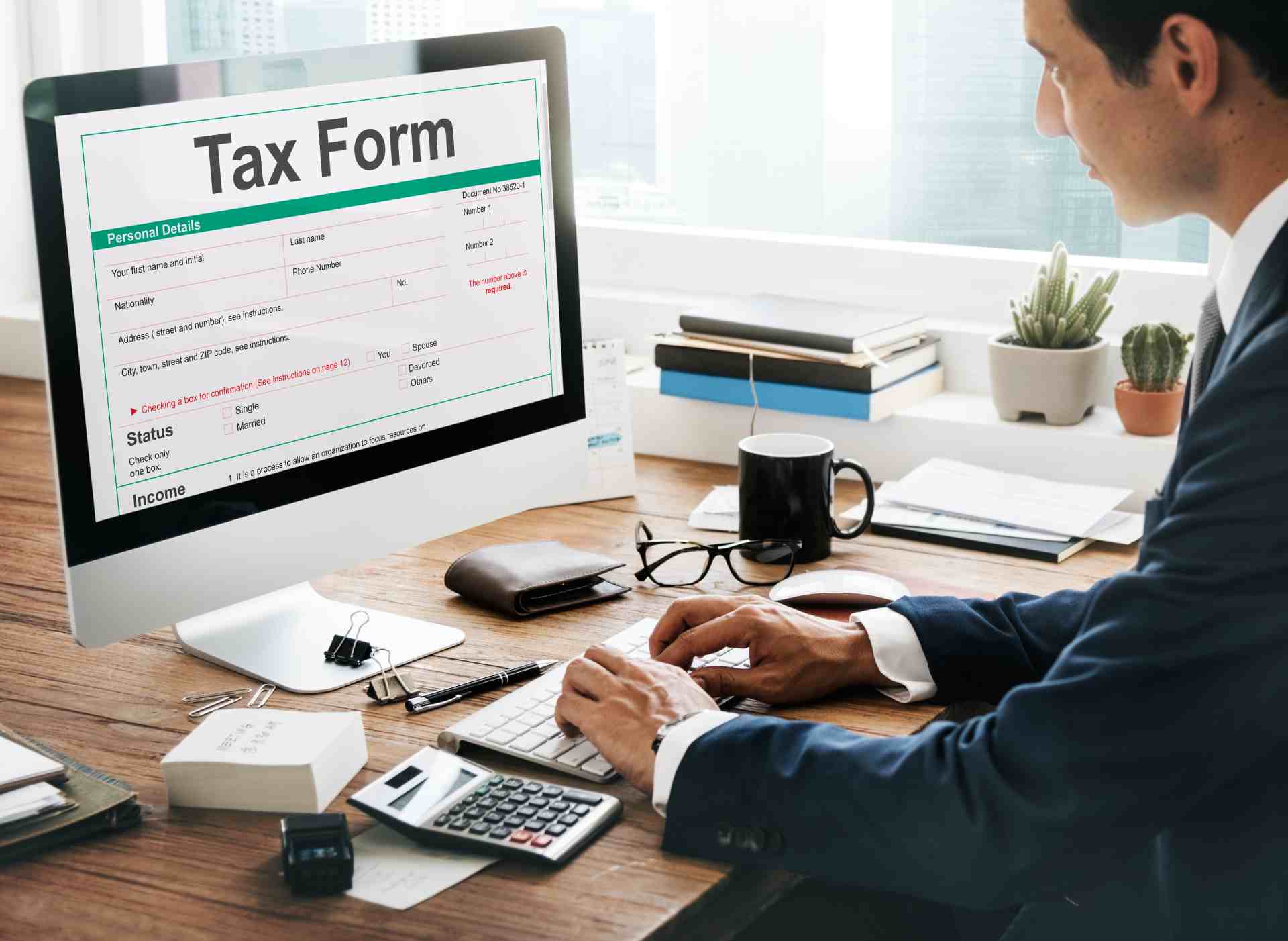 tax credits claim return deduction refund concept